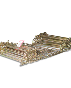 Conveyor chain 350/<45deg wo/tab element f/steep conv. 350